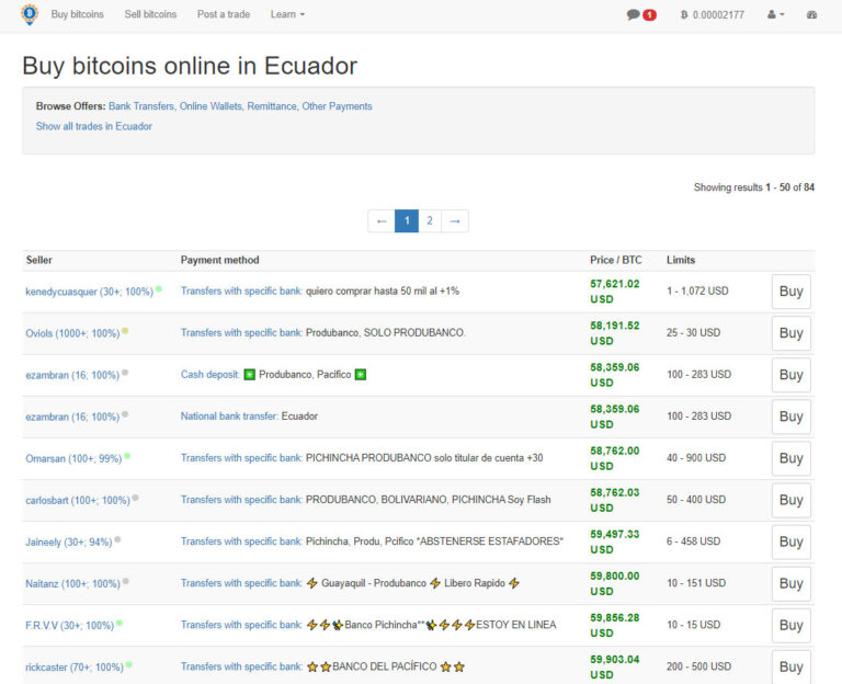 comprar bitcoins ecuador