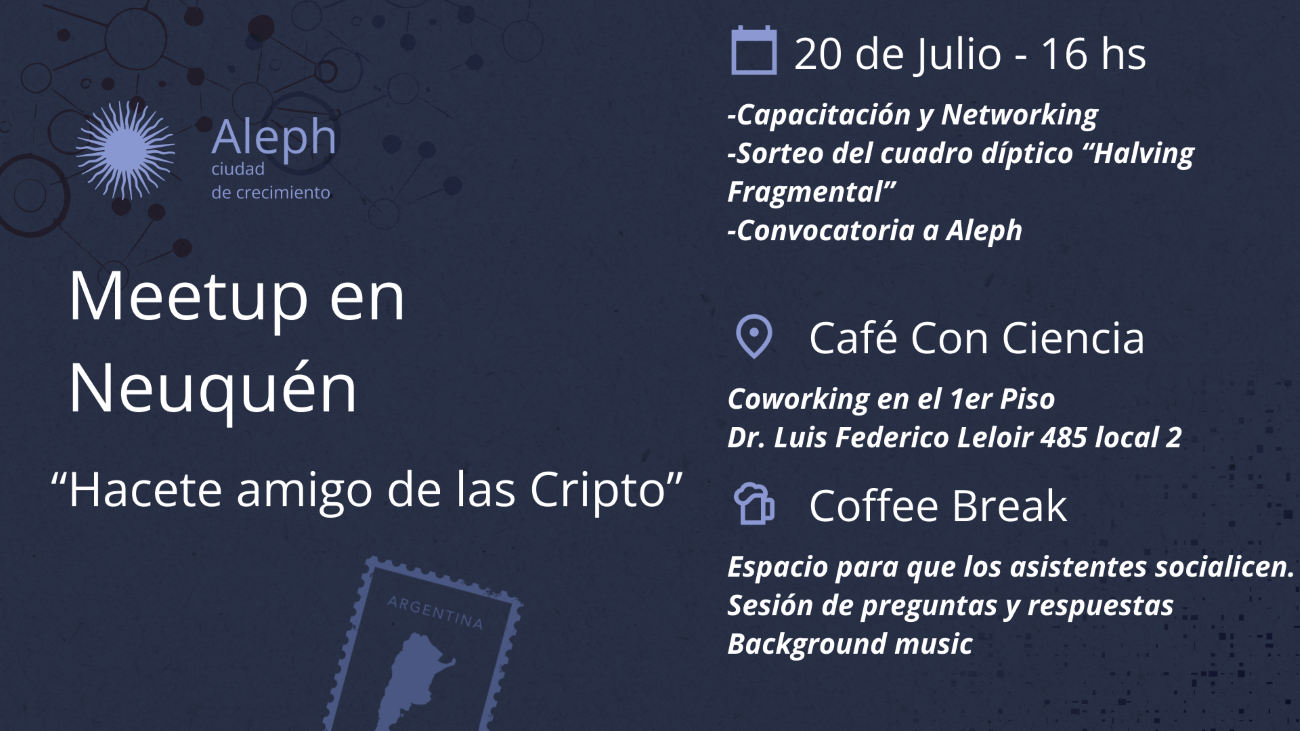 Invitación al Meetup en Neuquén “Hacete Amigo de las Cripto” – Criptotendencias